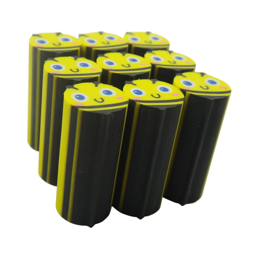 China Wholesale Creative Bee Wooden Pencil Eraser