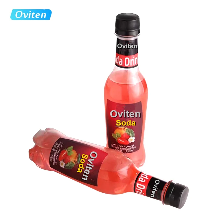 350 мл бутилированной клубники вкус соды газированных напитков