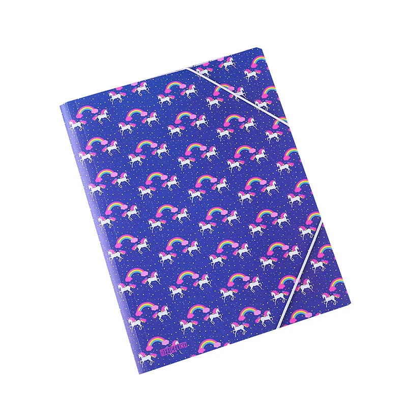 High Quality Candy Color Multifunctional File Folder Plastic Clipboard Exam Paper Document Folder School Supplies