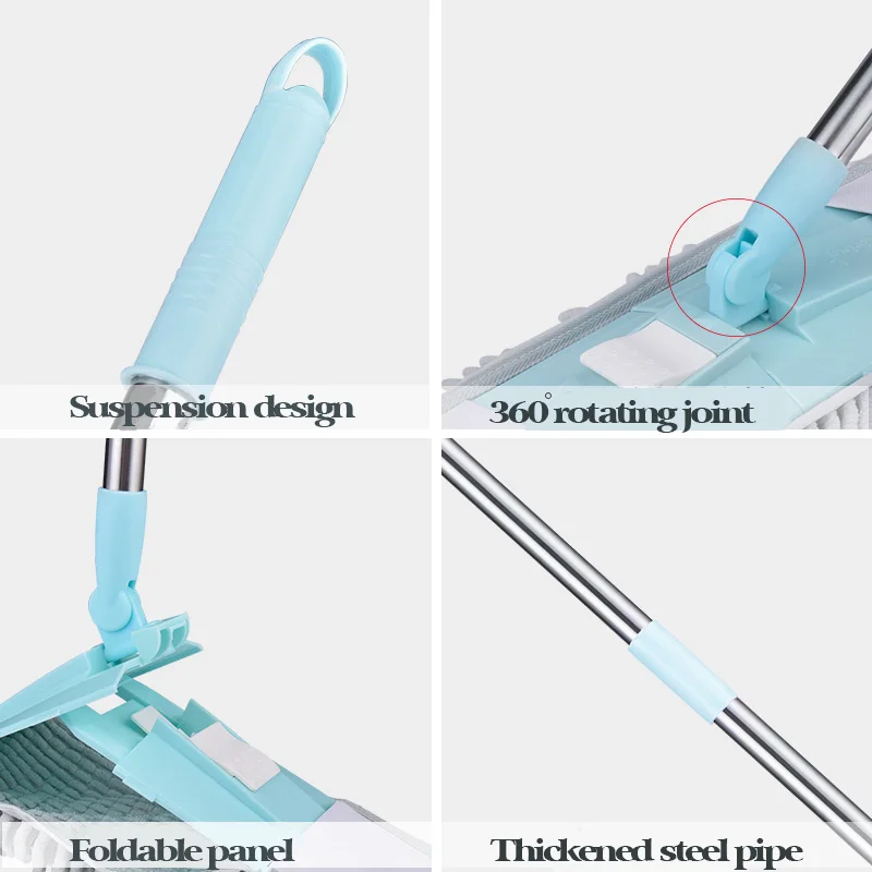 Online shopping India factory price 360 self squeeze swift microfiber magic flat mop