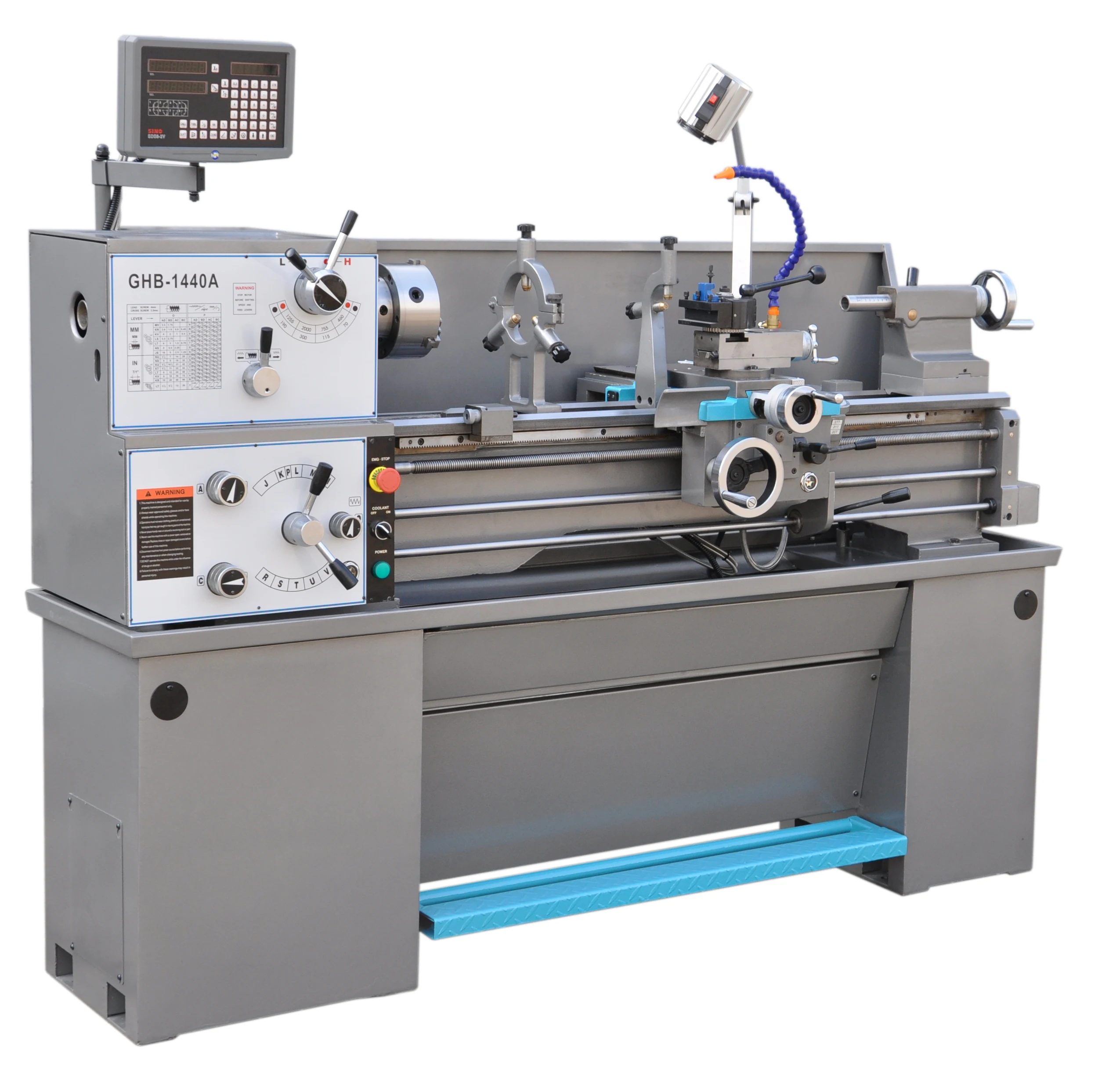 mini lathe metal kaida light and metal mini bench lathe GHB-1440A digital lathe