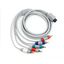 HDTV Component AV Audio Video Cable 5RCA Cord Adapter for Nintendo Wii Composite Wire+Tracking number