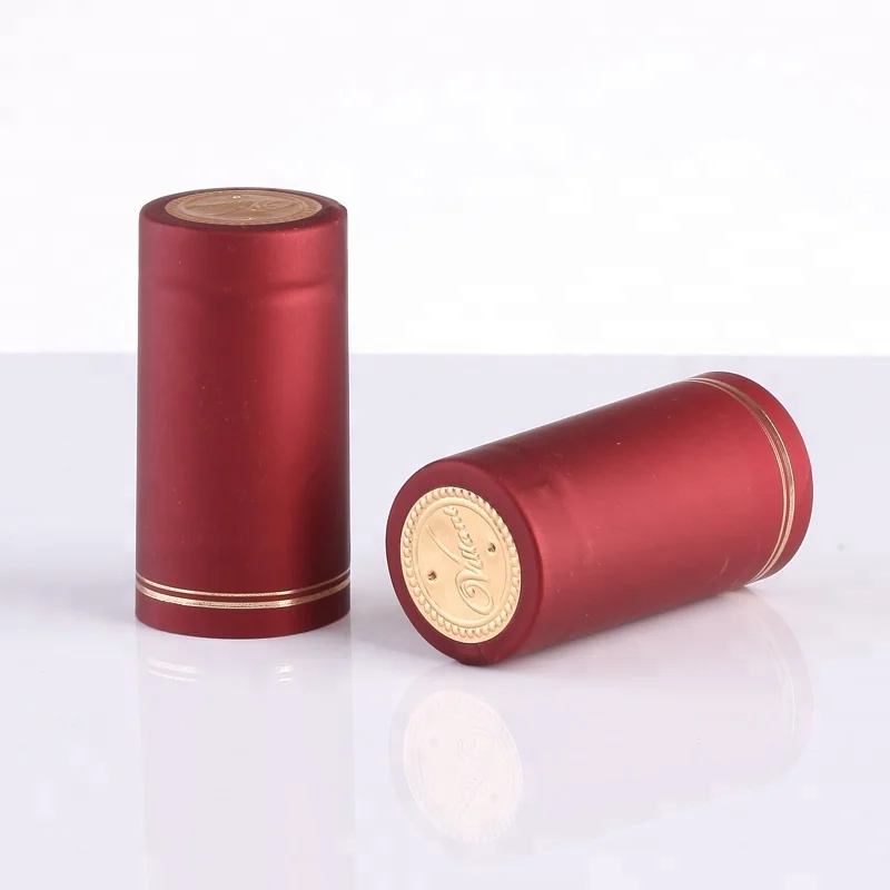 PVC heat shrinkable capsule for wine bottles