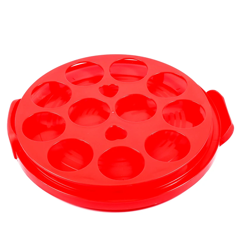 Cupcake storage dome plastic clear cake container with handle