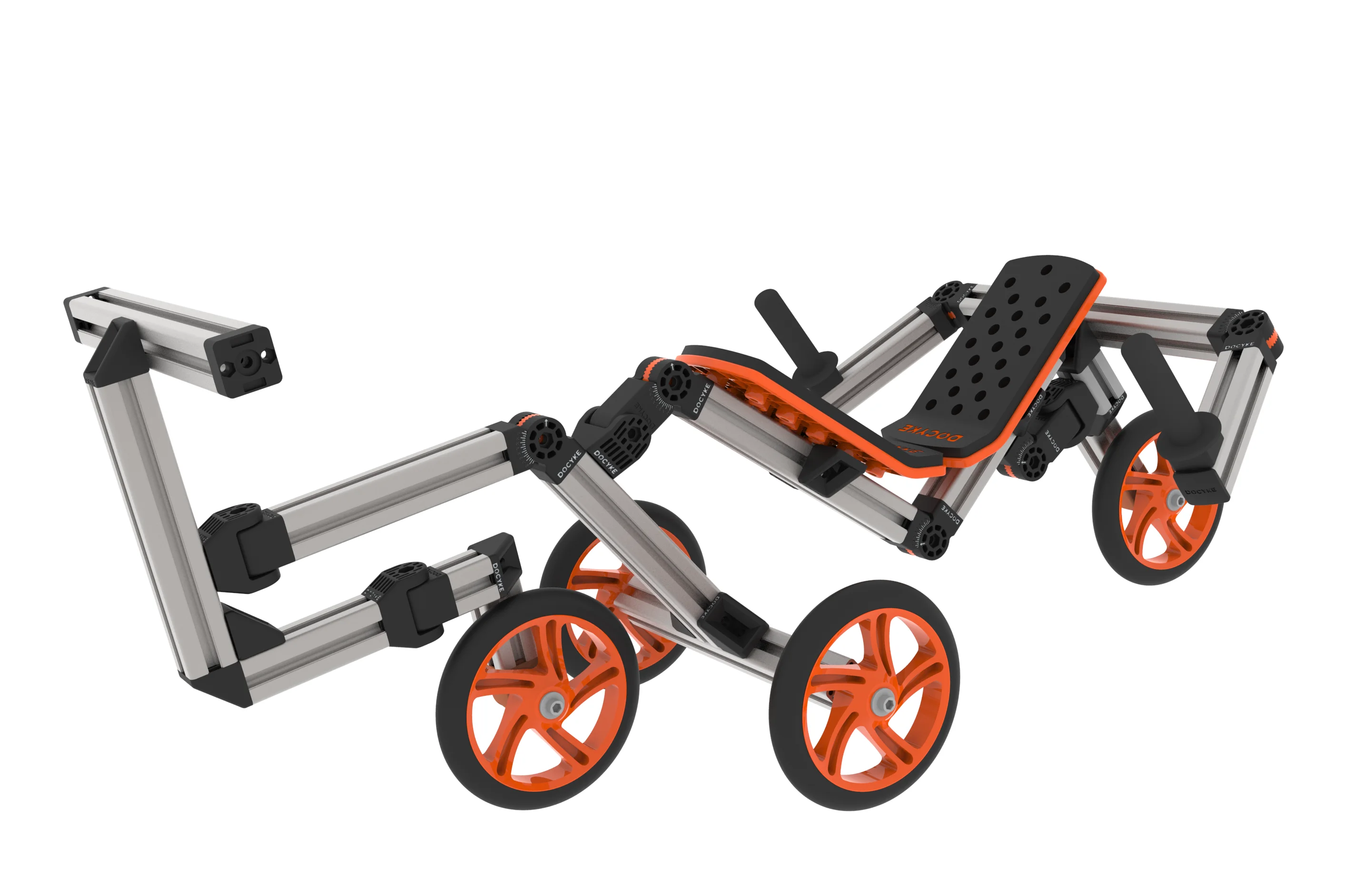 2019 New Docyke DIY Cycle Puzzle Children Toy Scooter 16 in 1 Upgrade Package Other Toy Vehicle 40x32x13cm 8-15 Years CN;ZHE 3kg