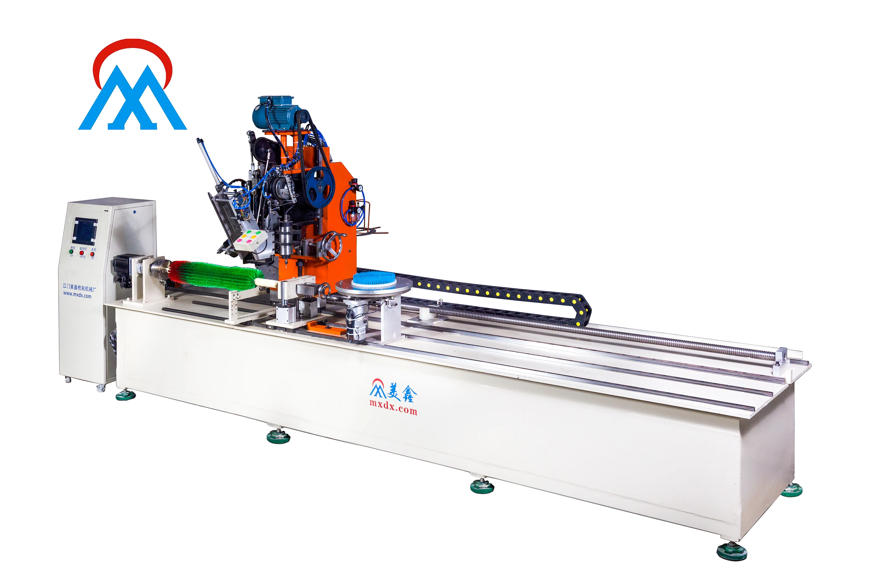 4 axis roller brush machine