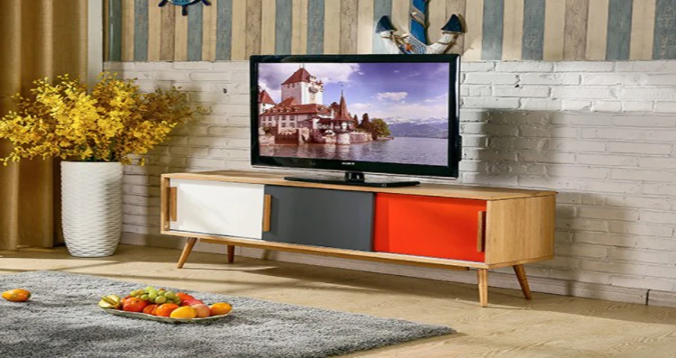 Modern Minimalist Multi-function Small TV Rack Cabinet Design Stand