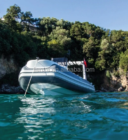 Liya 580 luxury inflatable Hypalon rib boats with outboard motor