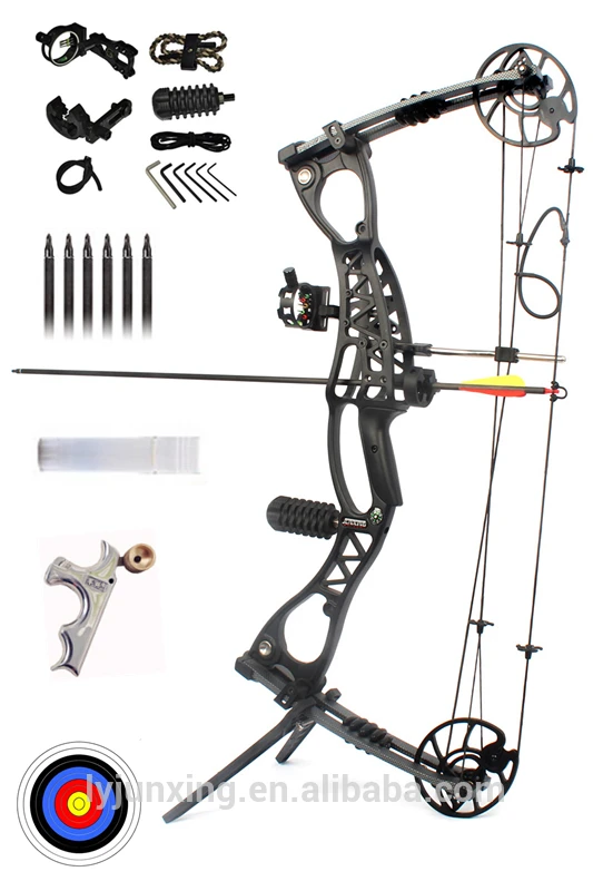 M127 Junxing hunting compound bow archery with fiberglass limbs china wholesale