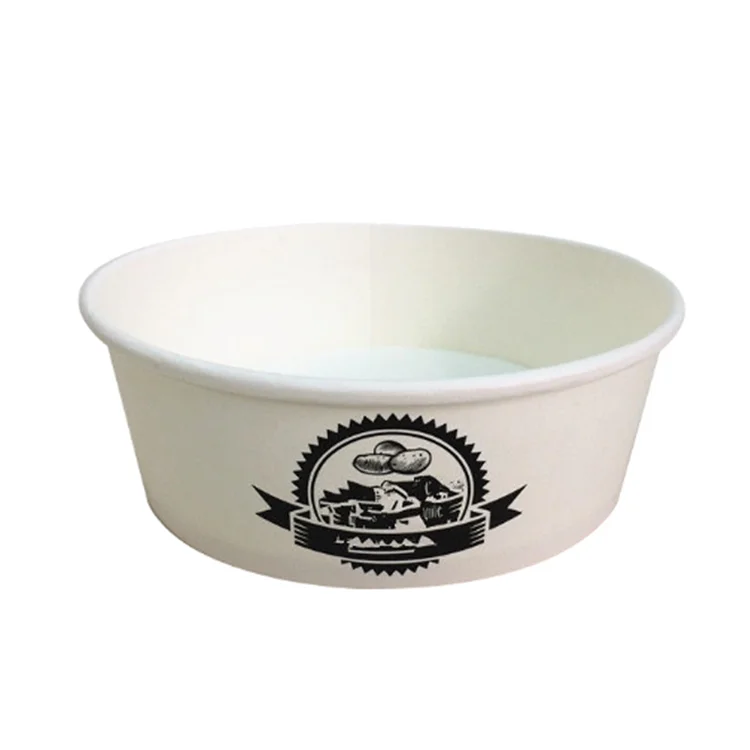 Fashionable take away new style salad paper bowl