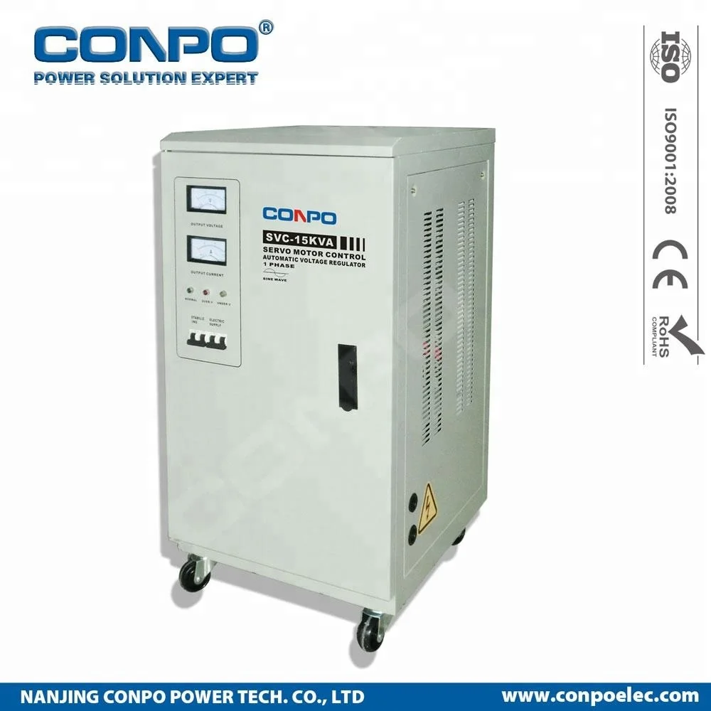 SVC-2000VA Single Phase Servomotor-type Automatic Voltage regulator stabilizer AVR Estabilizador de voltaje 220/110VAC