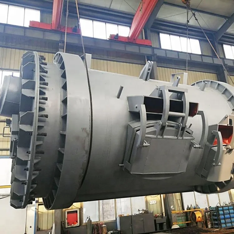 50T Gas Fired Hydraulic Tilting Copper Refining Furnace