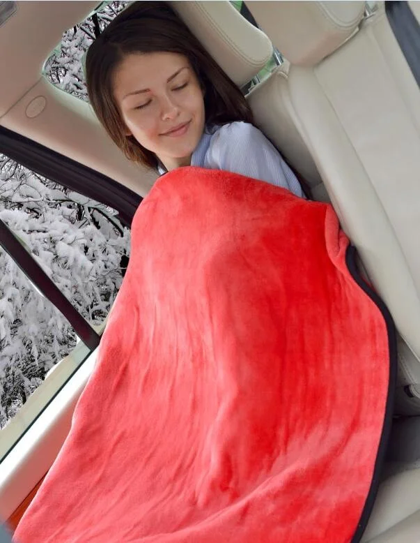 
Wholesale 12v car electric heating blanket for short drive 