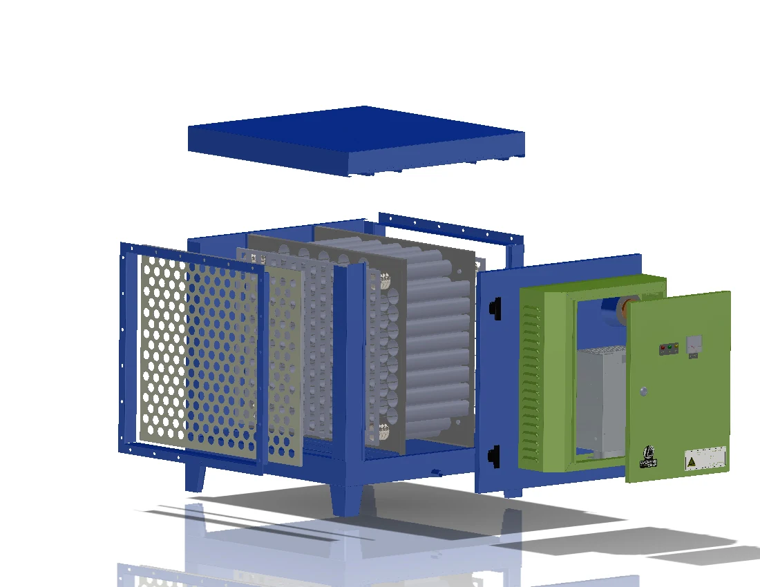 
kitchen fume purifier duct electrostatic air filter restaurant smoke remover purification filter commercial smoke eater 