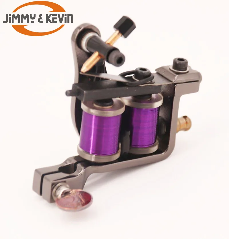 New Cast 10 Laps Coils Tattoo Machine Liner Shader Tattoo Gun