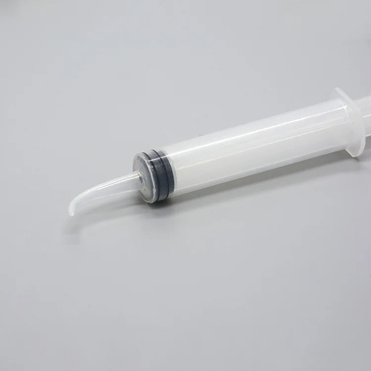 
Disposable plastic curved tip syringe dental syringe 