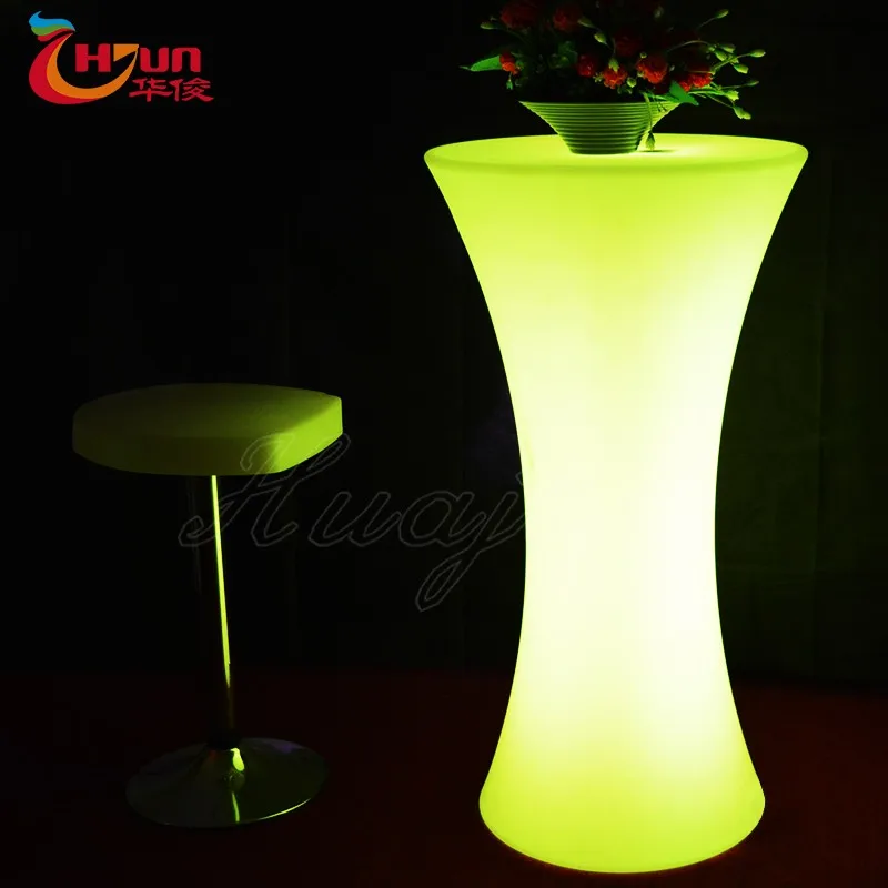 
led bar furniture led glow light up bar table 