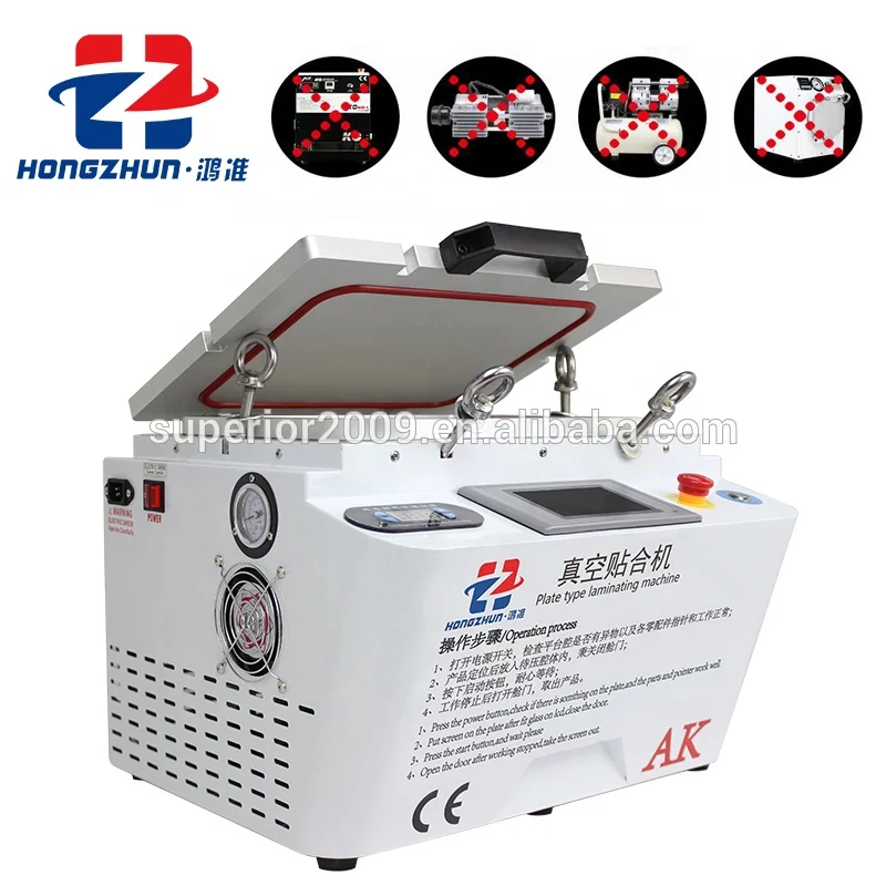 AK Vacuum OCA Laminating Machine for iPhone Mobile Phone LCD Screen Repair
