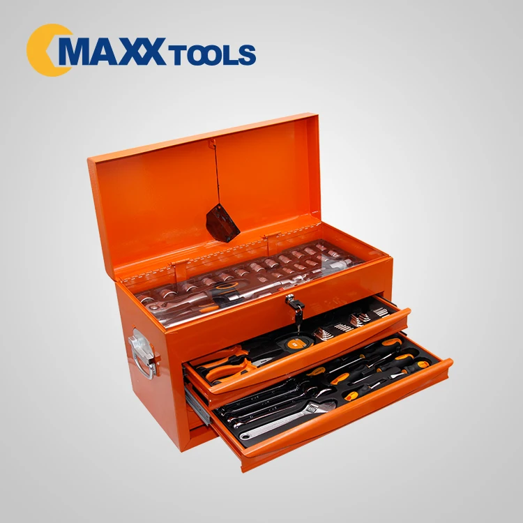 Запираемый ящик для инструментов с 3 ящиками