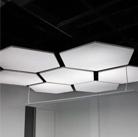 Acoustical ceiling panel design for house decor polyester acoustic panel acoustic foam ceiling soundproof material 100%polyester