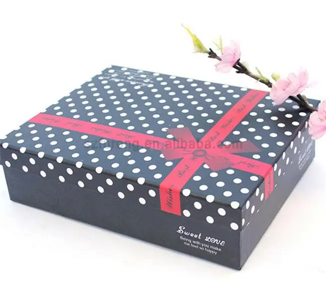 Модные роскошный подарок бумажная коробка для одежды складной одежда