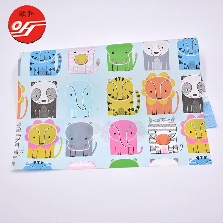 
Decorative Company Brand Name 17g Custom Printed Packaging Tissue Paper 