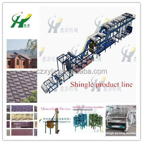 High quality asphalt shingles making machine