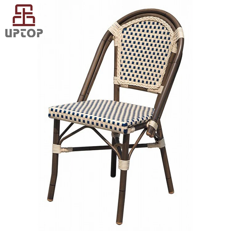(SP-OC429) Outdoor terrace cafe paris metal french bistro rattan dining chair