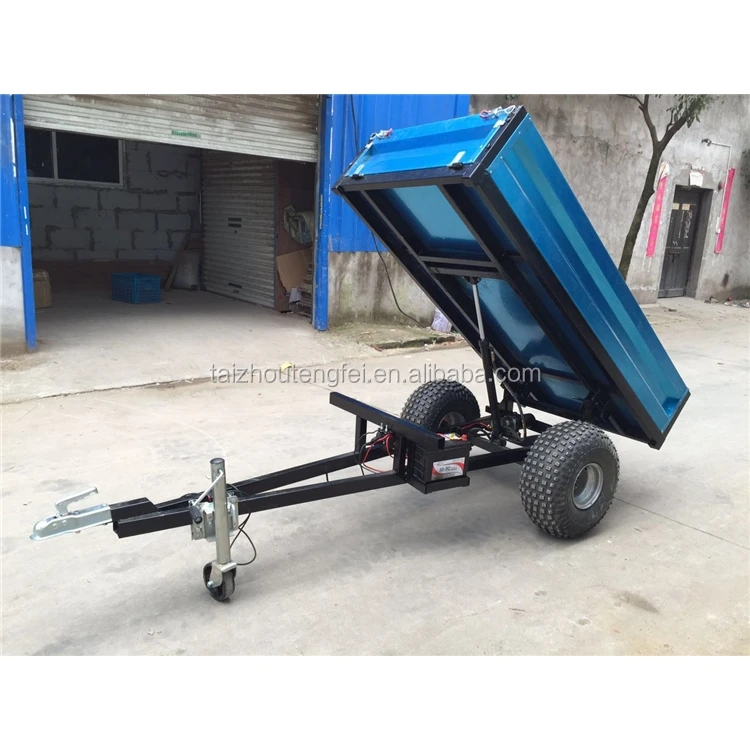 Factory sale hydraulic small dump trailer