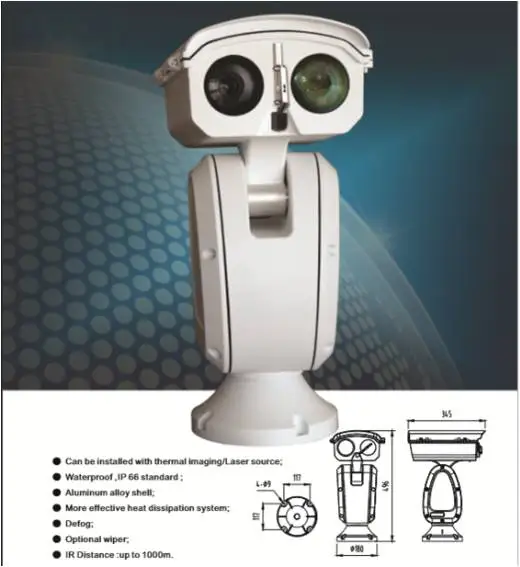 Dahua DH-TPC-PT8320-100 30-кратный оптический зум 2MP IP PTZ Flir Инфракрасная термокамера