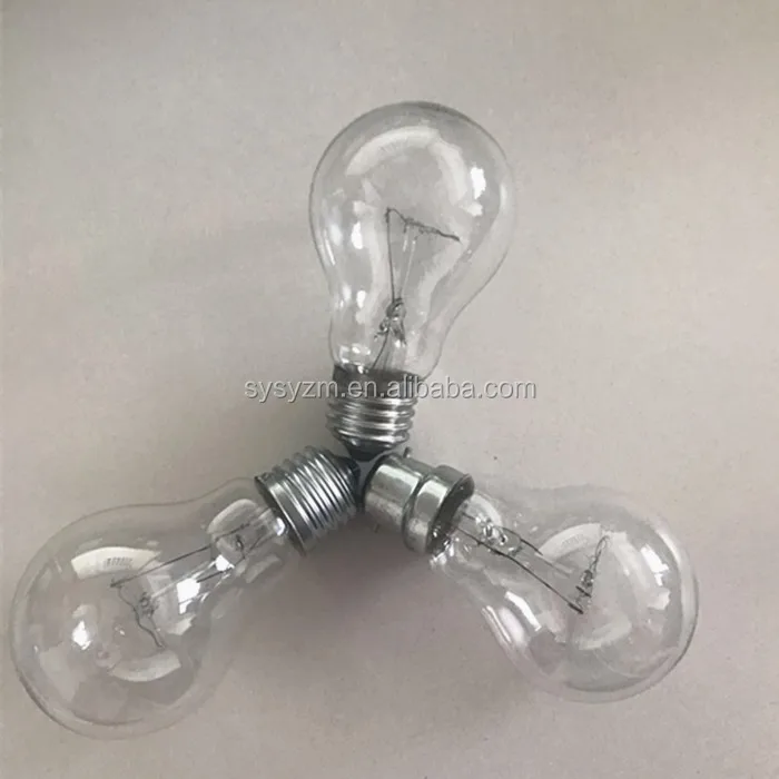 Professional factory supply vintage edison E27 110V 60w GLS shell clear incandescent lamp light bulb bombillas