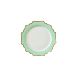European style high-grade porcelain gold rim charger plate dinner set tableware wedding dinnerware