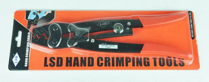 LS-16 for 1.25-16mm2 non-insulated connectors Japanese style crimping tool High Quality Professional Ratchet Type Crimping Tool