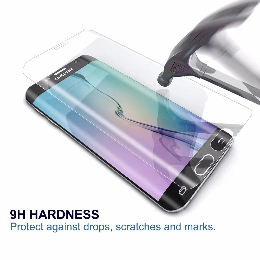 Hot Products Ultra Thin 3D Full cover 9H Hardness Tempered Glass screen protector for Samsung galaxy s7 Edge pelicula de vidro