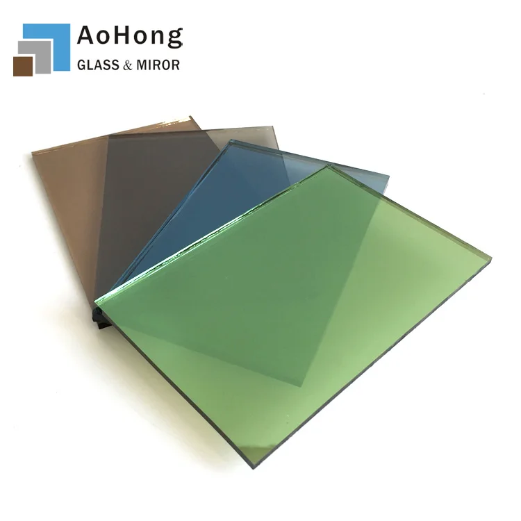 Sky Blue 8mm Ford Blue reflective glass Light blue Coated glass