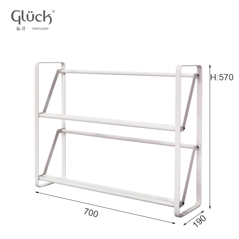 2019 Home Living Room DIY Assembled Metal Standing Layer Shoe Storage Shoes Rack