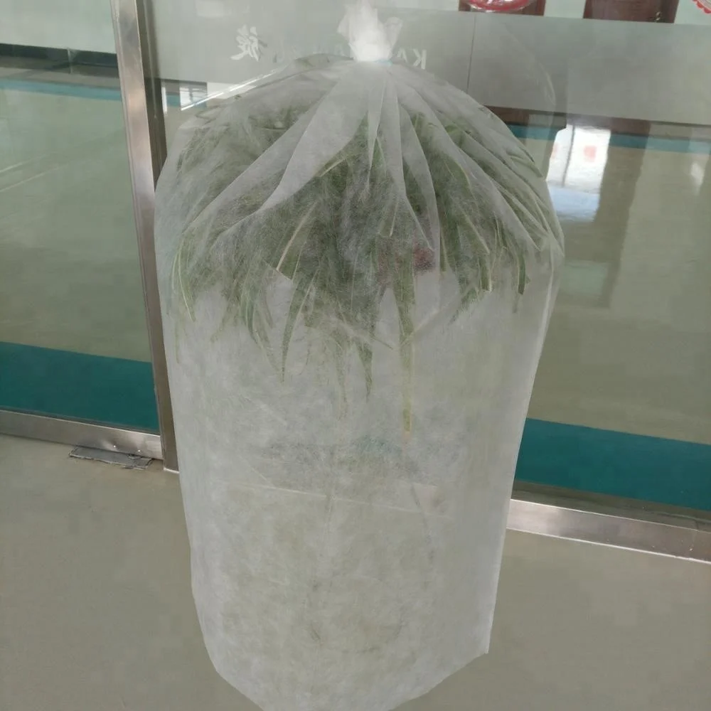 biodegradable breathable agriculture non-woven tubular fabrics tomato plant protective cover