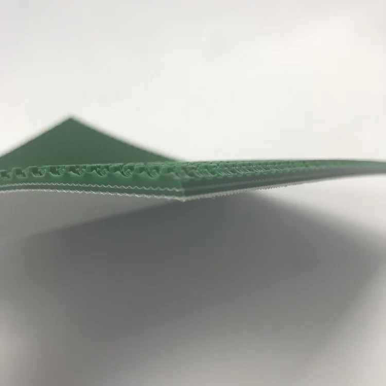 pvc rough top conveyor belt with 2 ply pvc and 2 ply fabric use in logistics industry from conveyor belt factory