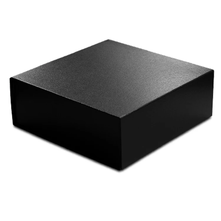 wholesale black rigid cardboard 10x10 gift boxes