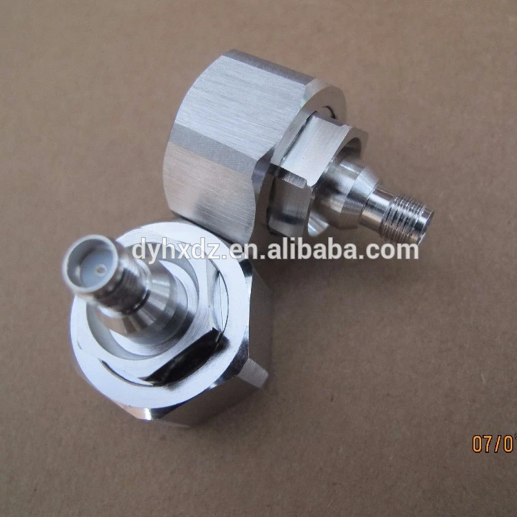 MINI DIN 4.3-10 plug male to SMA jack female adapter test 4.3/10 to SMA