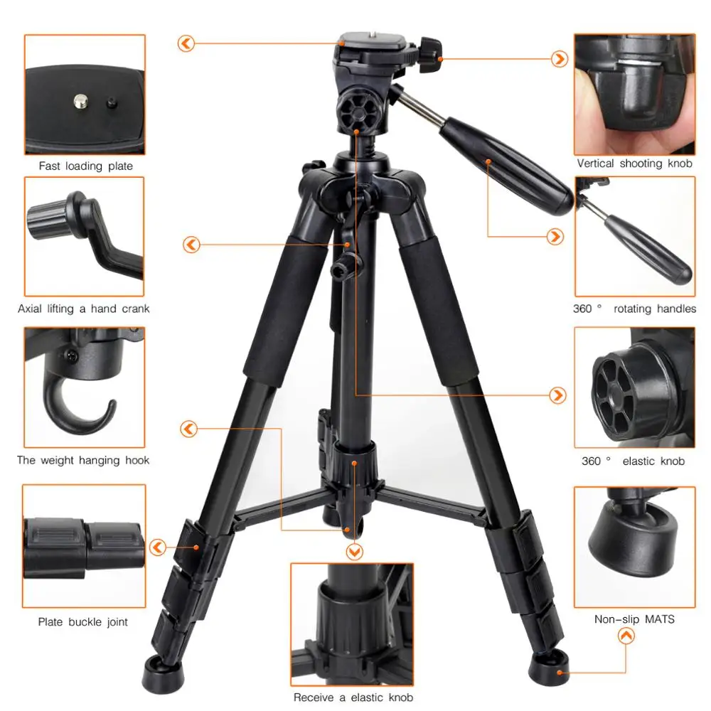 tripod Camera General Tactical Toy hunting Accessories 360 Degree Rota Tripod for Hunting
