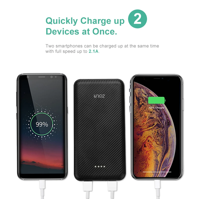 
10500mah capacity 5v 2.1a double usb output mobilephone power bank 