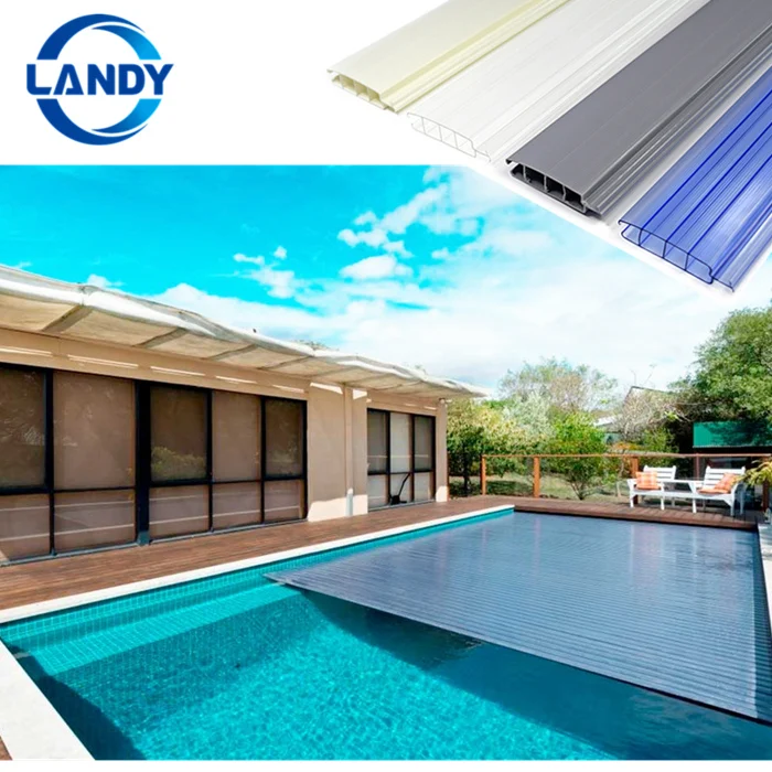 2021 Electric Electronic Hard Plastic Pool Covers Retractable Swimming Pool Cover with Automatic