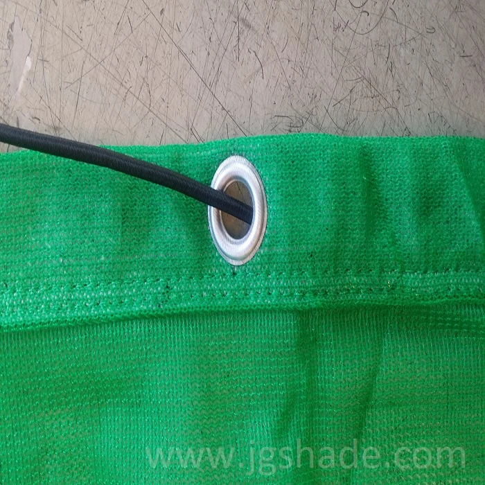 Green HDPE fine mesh Trailer Cargo Security Net