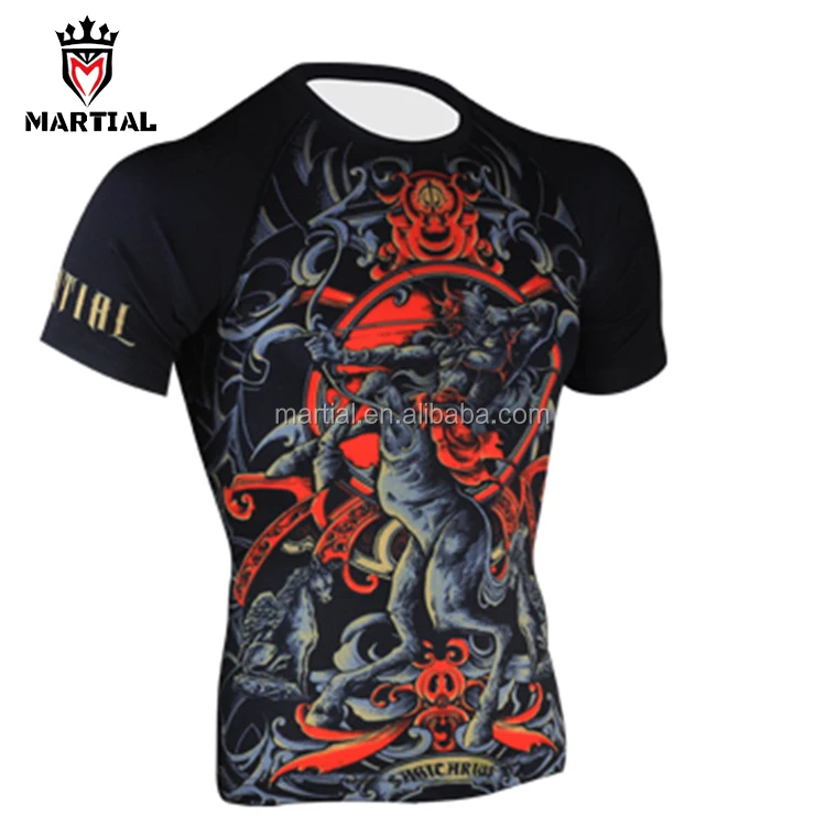 Print Sublimate Mma High Quality Rashguard
