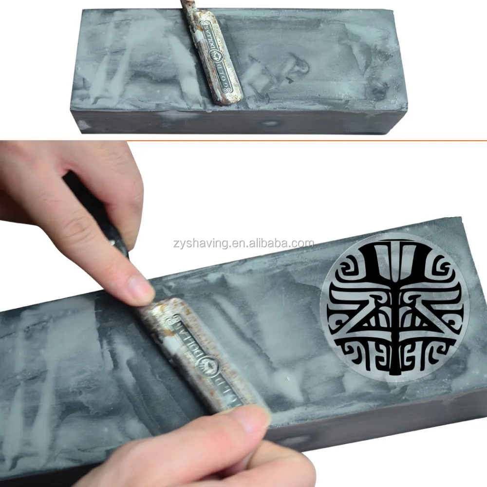 ZY Fine 3000# Huge Sharpening Dual Whetstone Sharpener Water Stone for Straight Razor 49*80*231mm * Single Blade 49x80x231mm