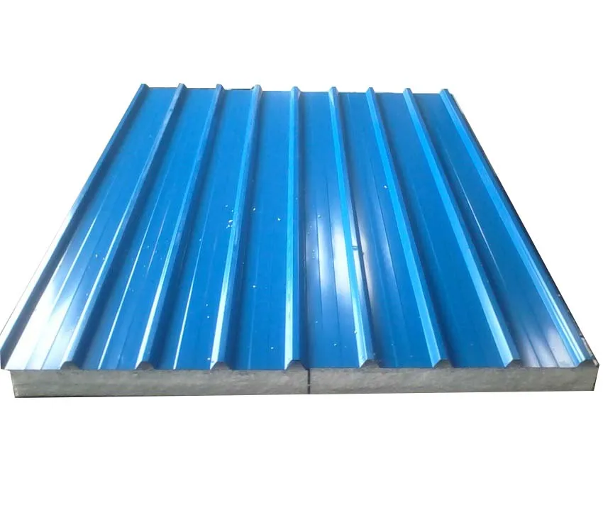 
EPS/rock wool sandwich panel production line 