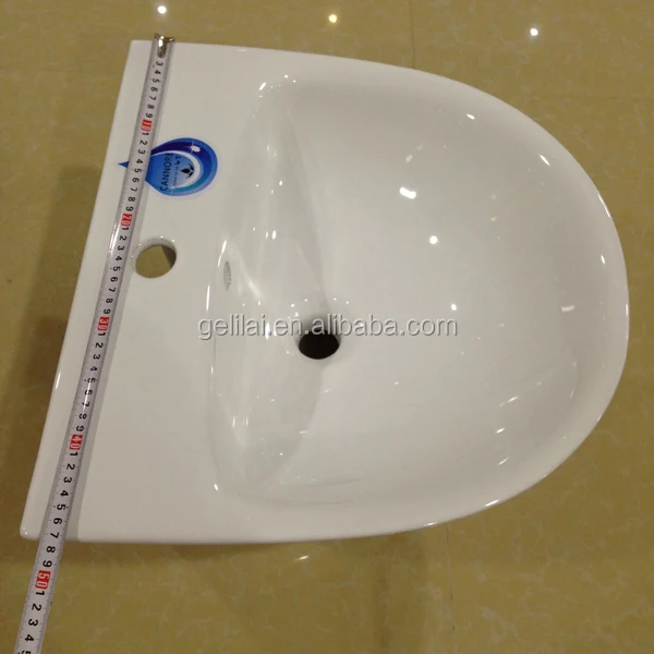 High Quality Bathroom Hand Wash Basin Sink Wall Hung Basin
