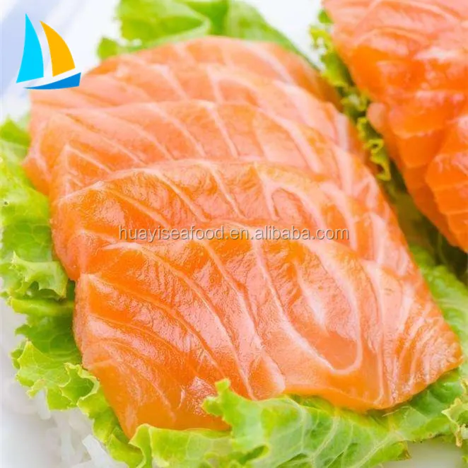 healthy food fresh pink fish Frozen Salmon