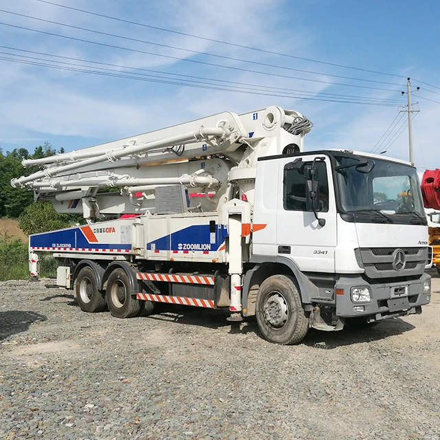 Chinese factory 28m concrete pumping vehicle 150 meters mixer car cement